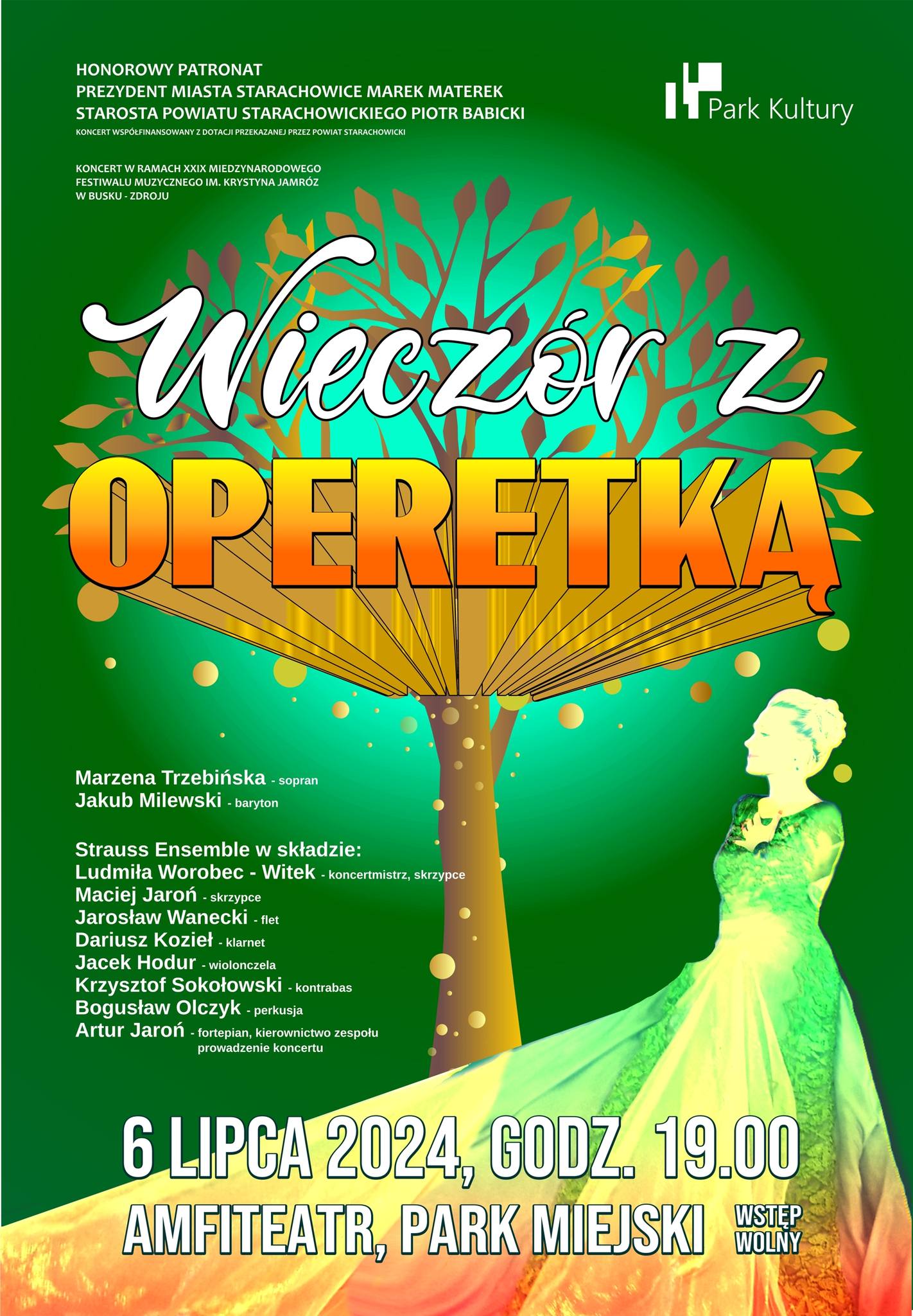 plakat operetka